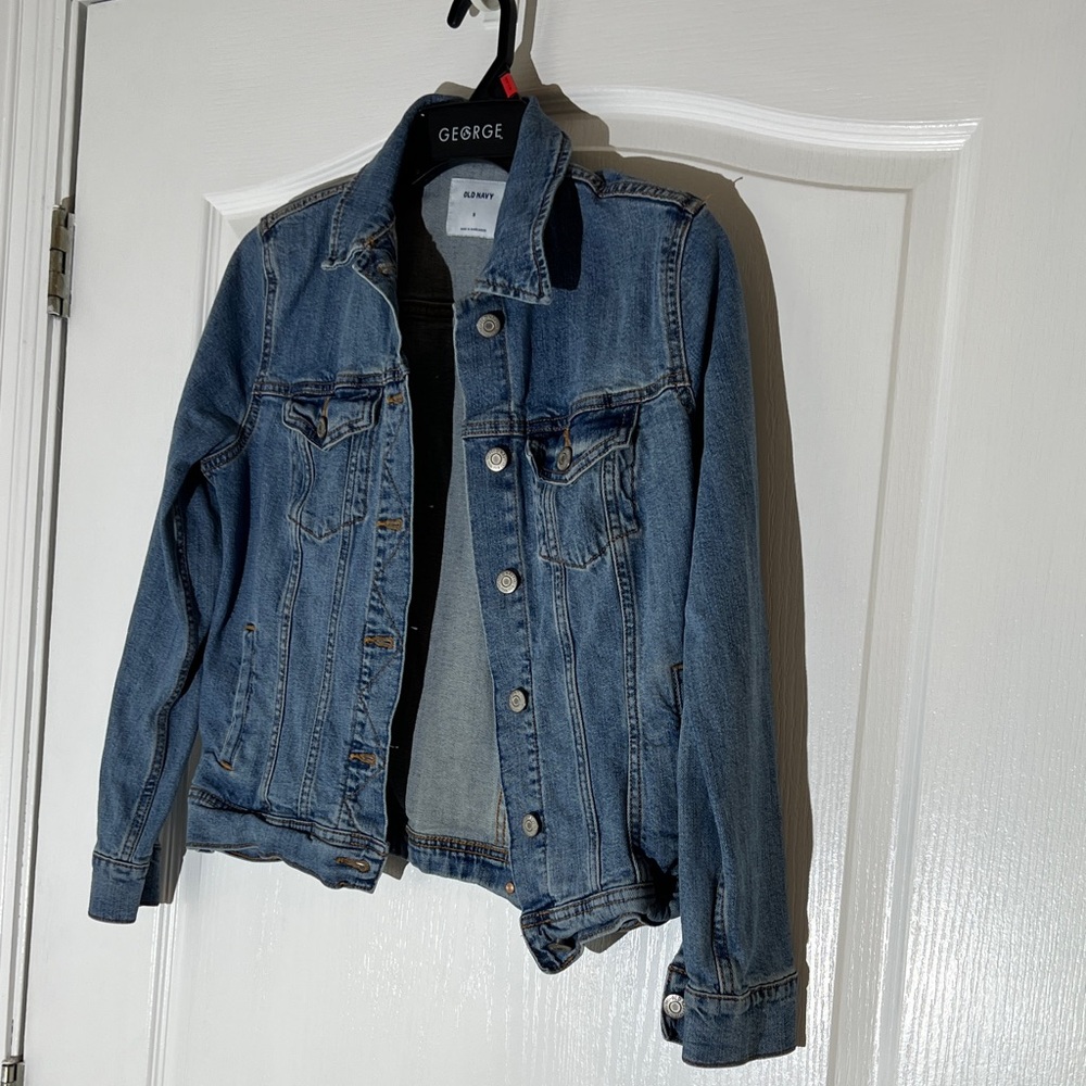 Old Navy Light Blue Denim Jacket - Small